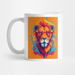 Cool Lion Art Mug